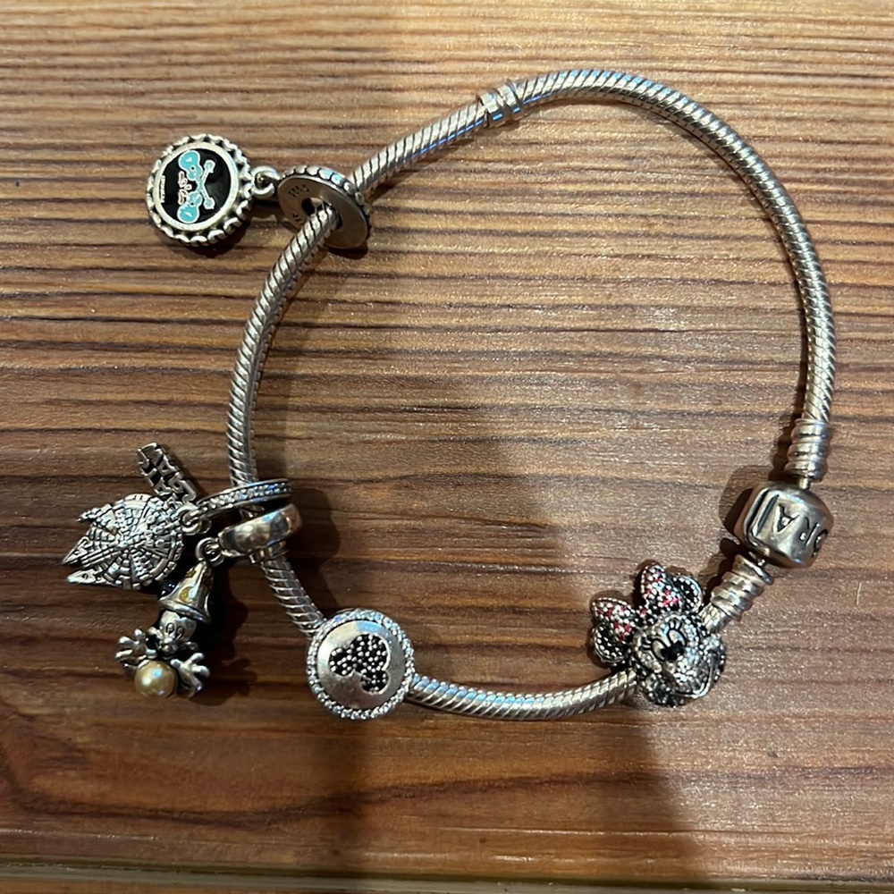 Pandora Bracelet with Disney charms